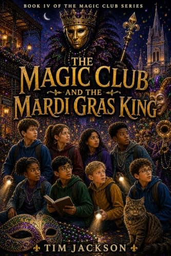 The Magic Club and the Mardi Gras King (The Magic Club Series Book 4) by Tim Jackson — free cozy fantasy Kindle book