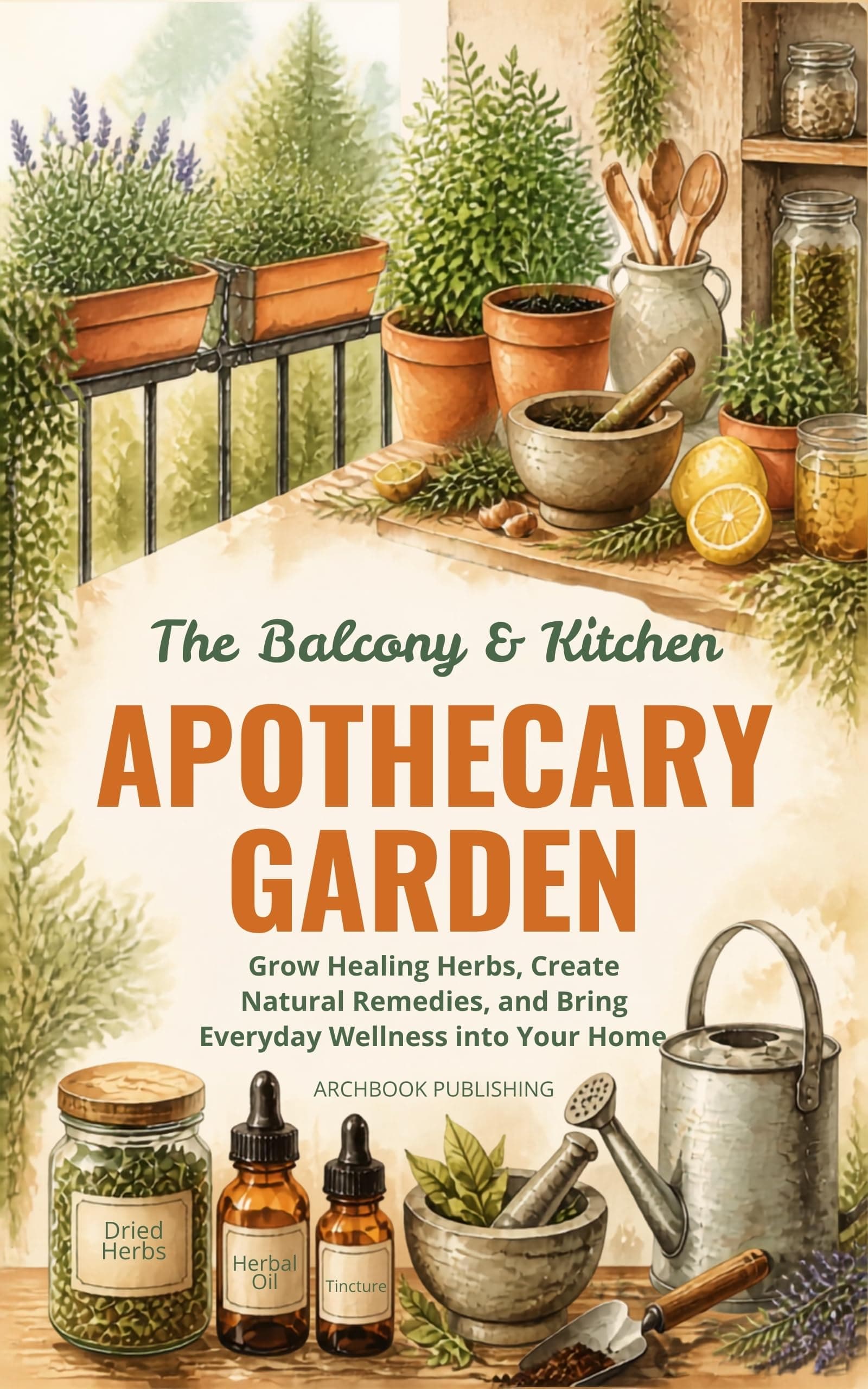 The Balcony & Kitchen Apothecary Garden: Grow Healing Herbs, Create Natural Remedies, and Bring Everyday Wellness into Your Home