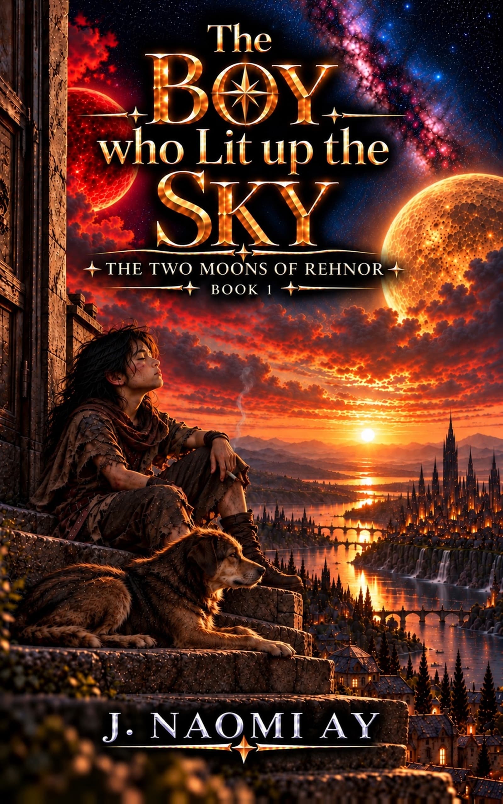 The Boy Who Lit Up the Sky (The Two Moons of Rehnor Book 1)