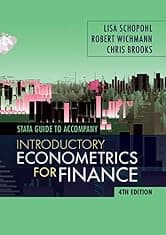 STATA Guide for Introductory Econometrics for Finance